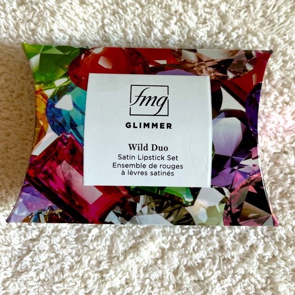 Brand New FMG Glimmer Wild Duo Lipstick Set in Wild Berry and Wild Rose - Picture 1 of 5